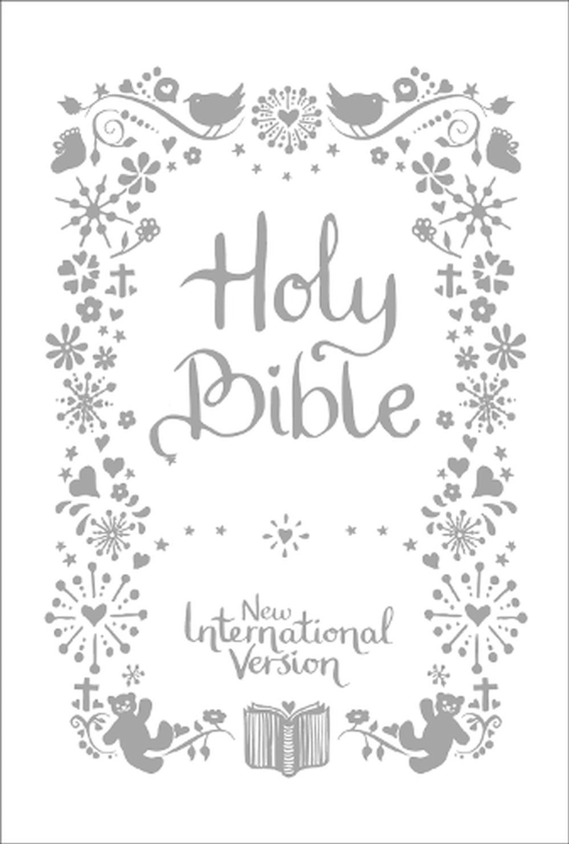 Niv Tiny White Christening Bib/Product Detail/Religion & Beliefs