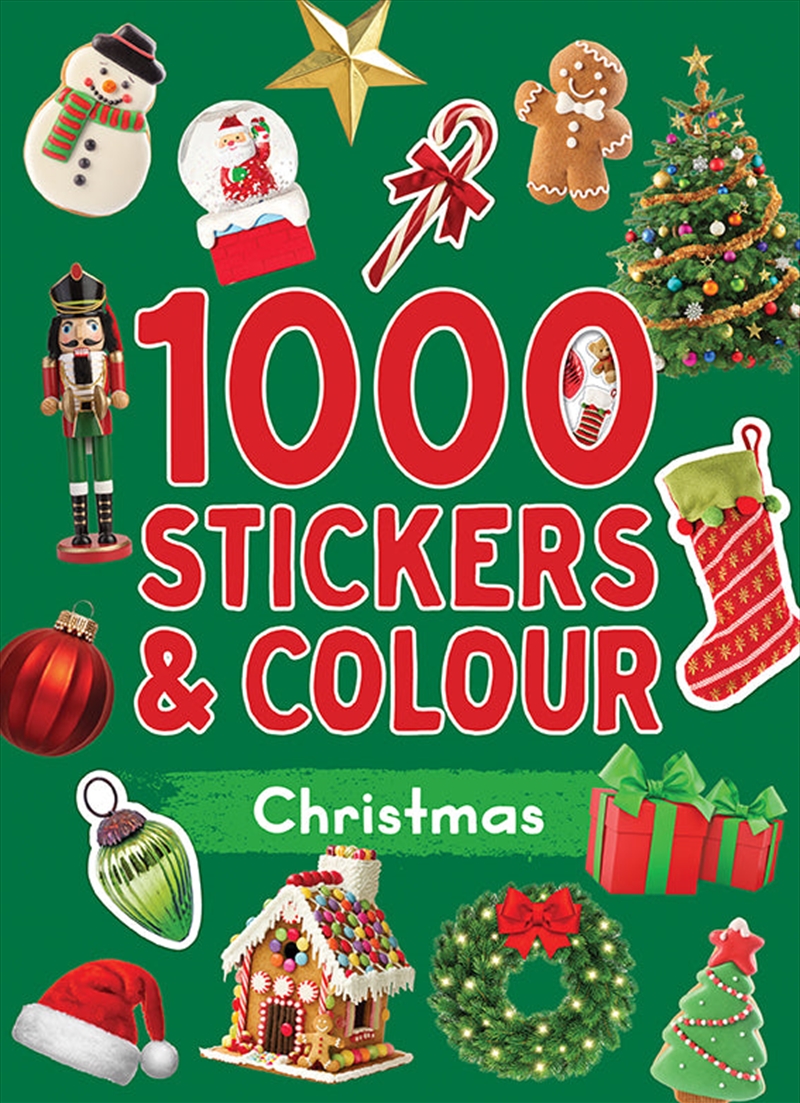 1000 Stickers & Colour - Christmas/Product Detail/Kids Activity Books