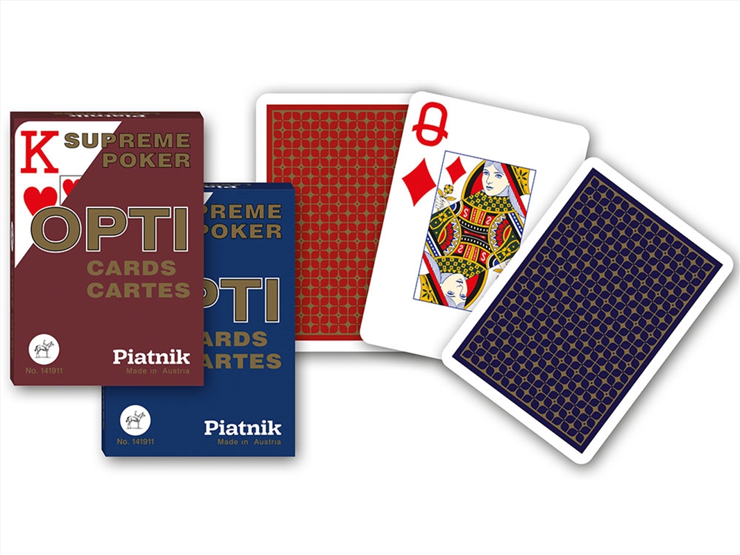 Opti Poker Large Index Single/Product Detail/Card Games