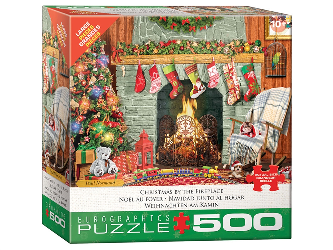 Christmas By Fireplace 500Pcxl/Product Detail/Jigsaw Puzzles