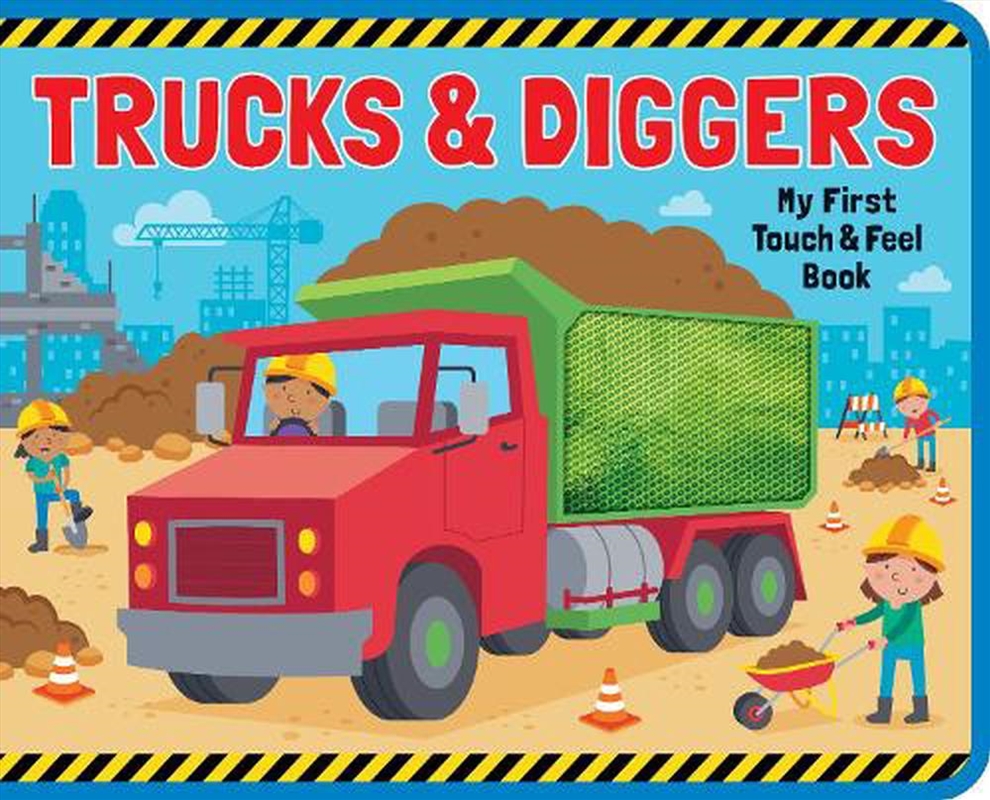 Foam Touch & Feel Book - Trucks & Diggers/Product Detail/Early Childhood Fiction Books