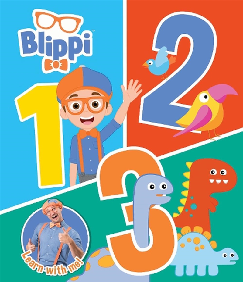 Blippi - Cased Board Book - 123/Product Detail/Early Childhood Fiction Books