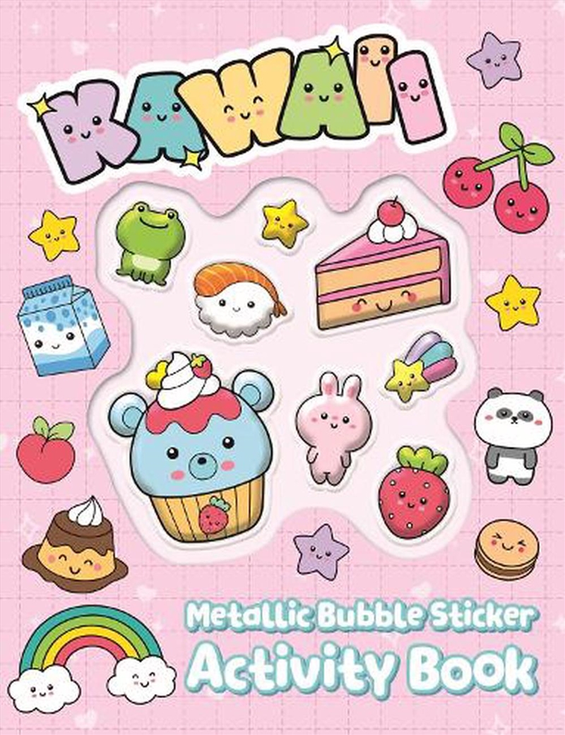 Metallic Bubble Sticker Activity Book - Kawaii/Product Detail/Kids Activity Books
