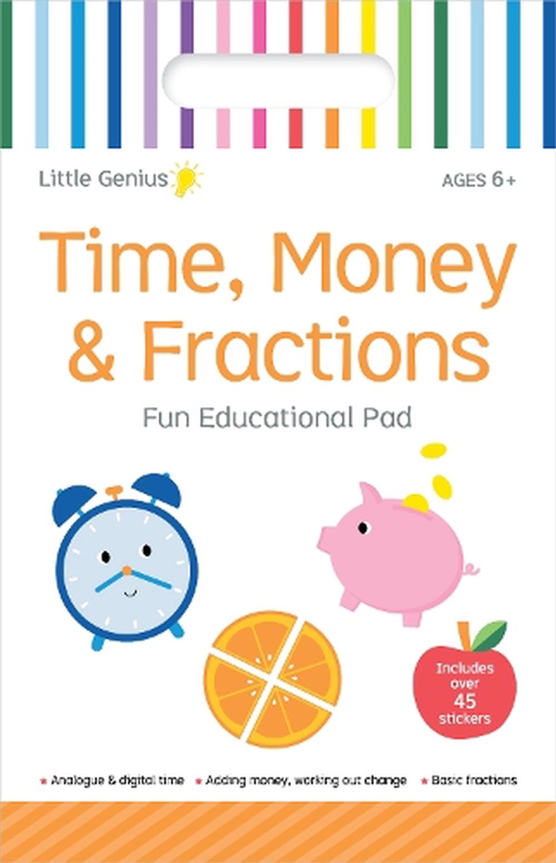 Little Genius Vol. 2 - Small Activity Pad - Time, Money & Fractions/Product Detail/Children