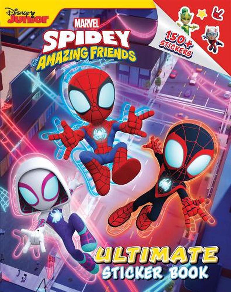 Spidey and His Amazing Friends - Ultimate Sticker Book - Glo w Webs Glow/Product Detail/Kids Colouring