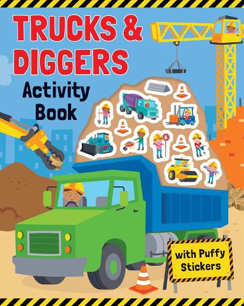 Trucks & Diggers - Puffy Sticker Book/Product Detail/Kids Activity Books
