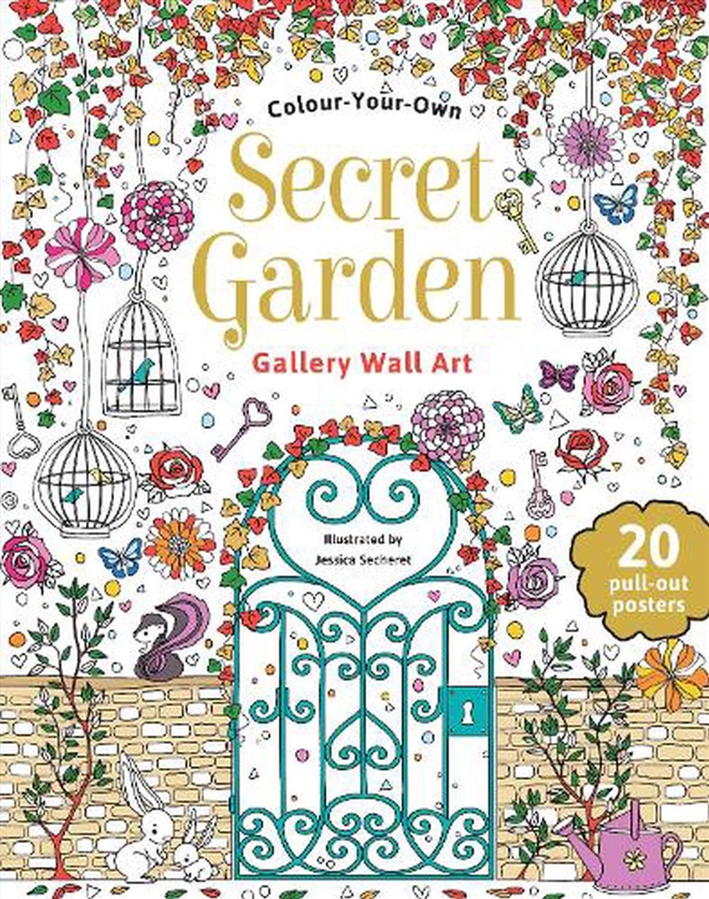 Wall Art - Secret Garden/Product Detail/Kids Colouring