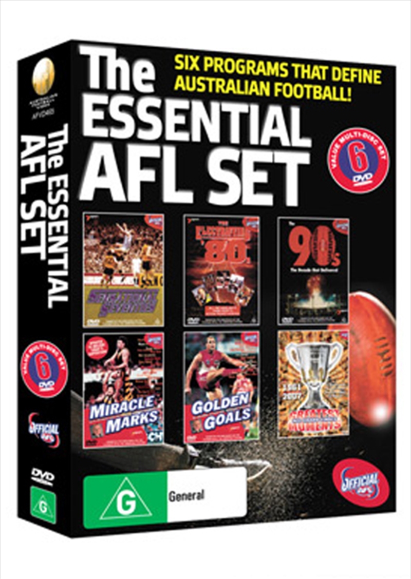 Buy AFL Essential AFL DVD Online Sanity