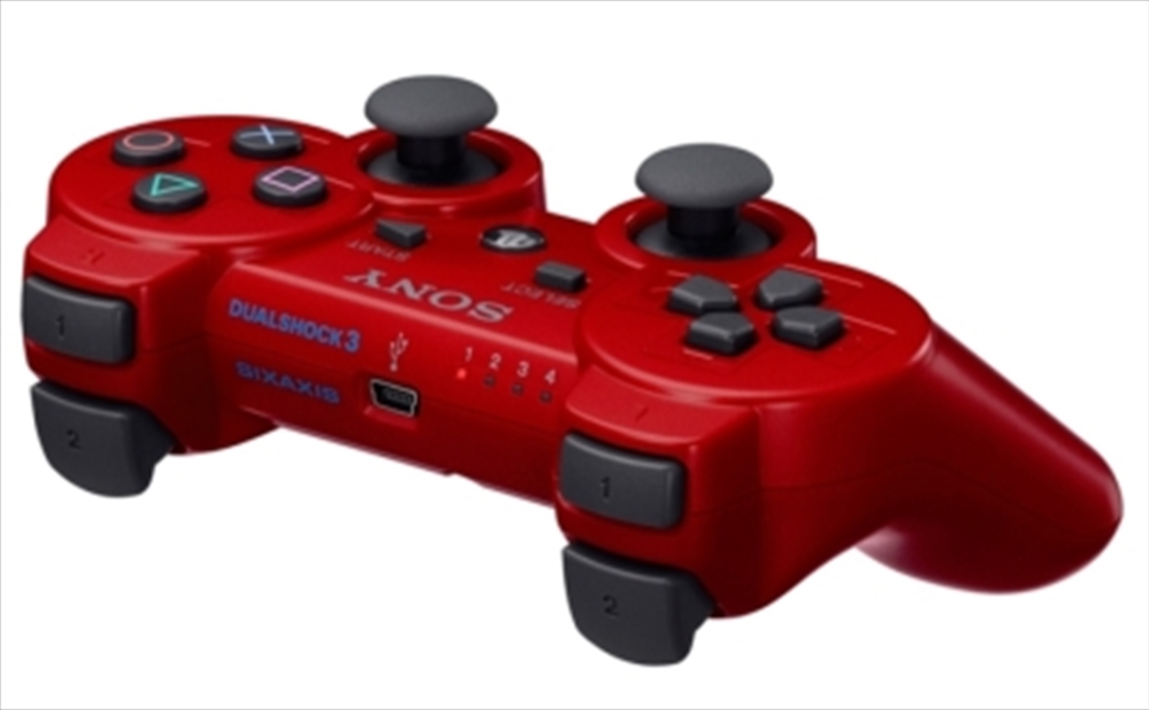 PS3 Genuine Wireless Dualshock 3 Controller Red/Product Detail/Consoles & Accessories