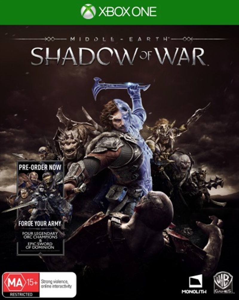 Middle Earth Shadow Of War/Product Detail/Action & Adventure
