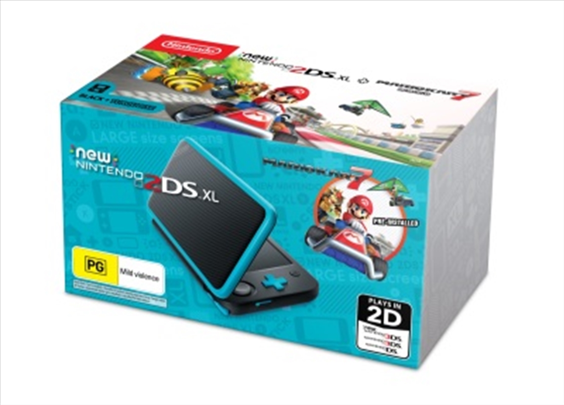 New Nintendo 2DS XL Console Black with Mario Kart 7/Product Detail/Consoles & Accessories
