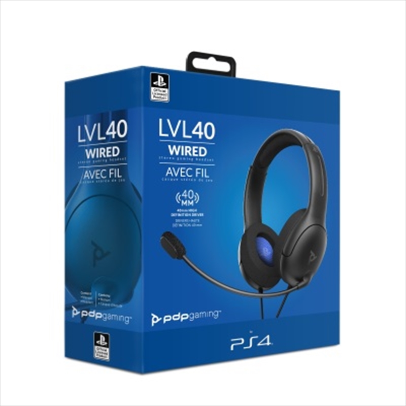 PDP PlayStation LVL 40 Wired Stereo Headset/Product Detail/Gaming Headphones & Headsets