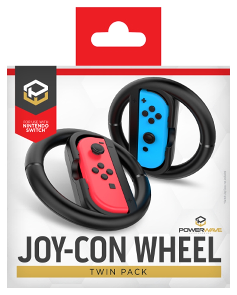 Powerwave Switch Joy Con Wheel Twin Pack/Product Detail/Consoles & Accessories