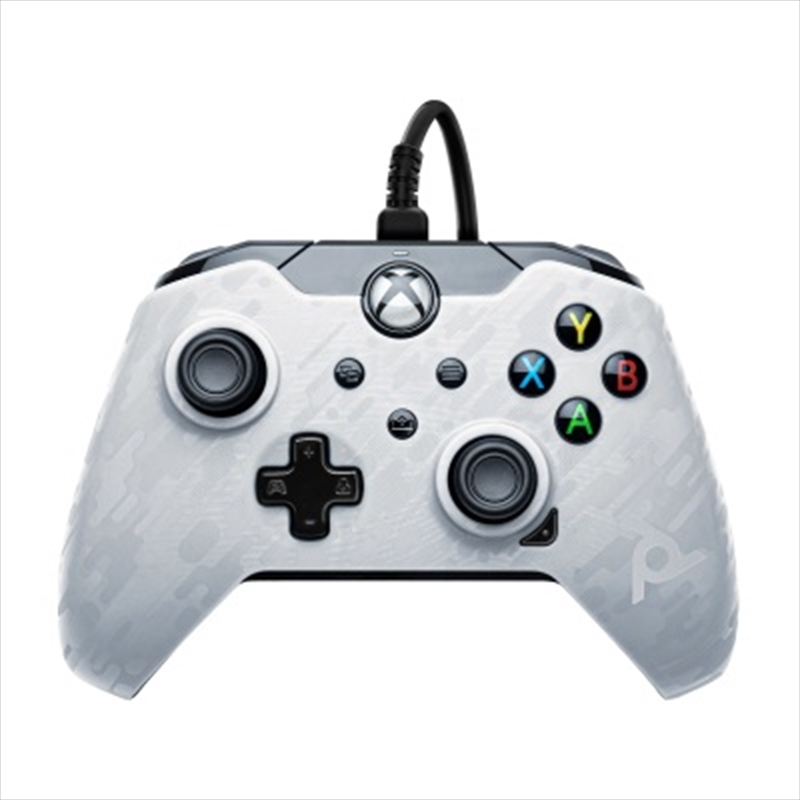 PDP Xbox Series X Wired Controller White Camo/Product Detail/Consoles & Accessories