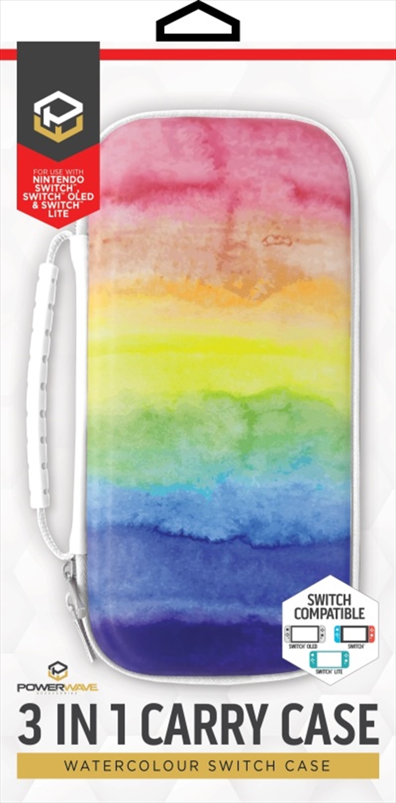 Powerwave Switch 3 in 1 Carry Case - Watercolours/Product Detail/Consoles & Accessories