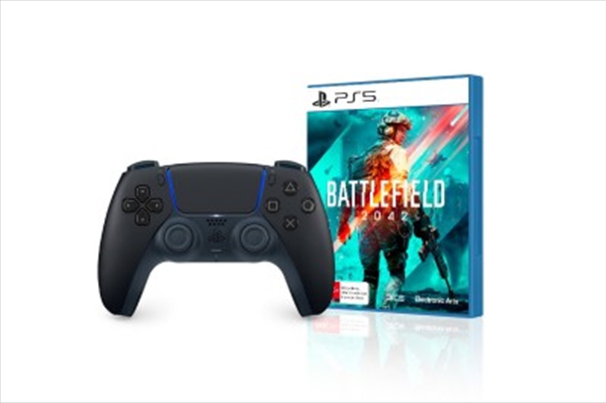 PlayStation 5 DualSense Controller Midnight Black and Battlefield 2042 Bundle/Product Detail/Consoles & Accessories