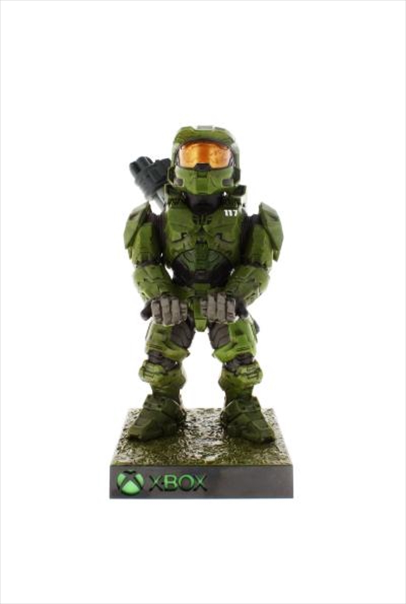 Cable Guys Master Chief Infinite Light-Up Square Base Phone & Controller Holder/Product Detail/Consoles & Accessories