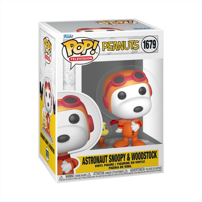 Peanuts - Astronaut Snoopy w/Woodstock Pop!/Product Detail/Standard Pop Vinyl