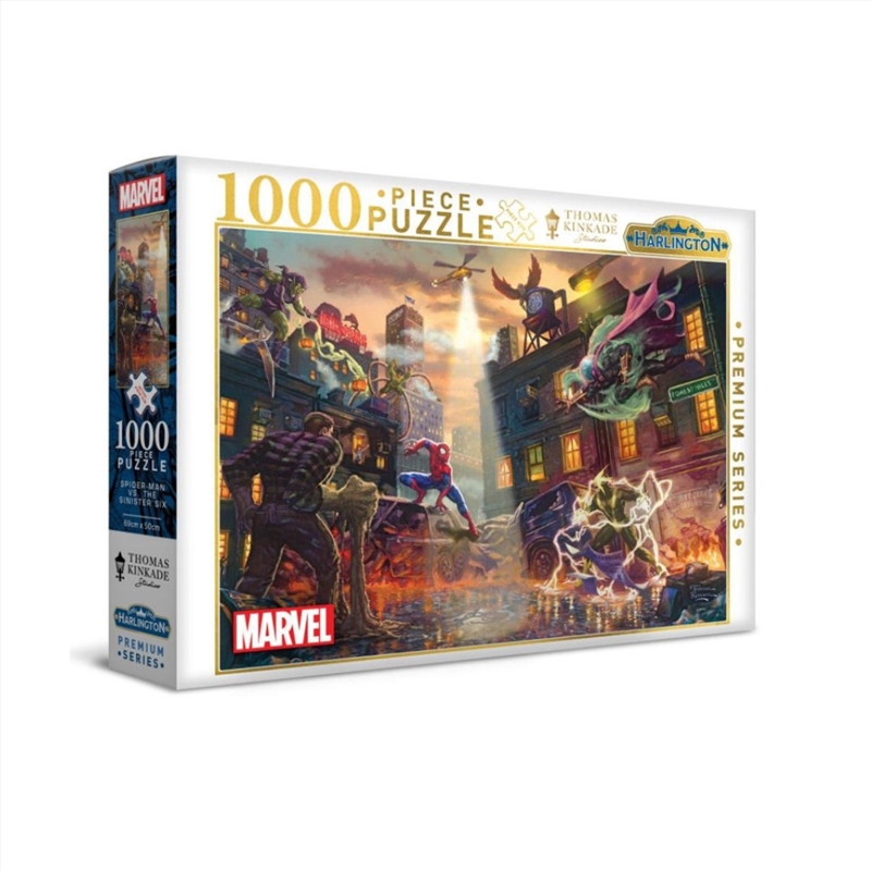 Kinkade 1000Pce Puzzle - Spiderman Vs Sinister 6/Product Detail/Jigsaw Puzzles
