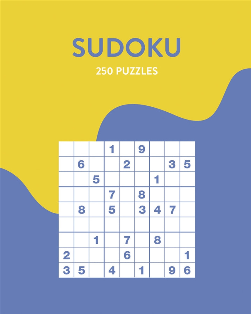 250 Puzzles - Sudoku - Yellow & Blue/Product Detail/Adults Activity Books