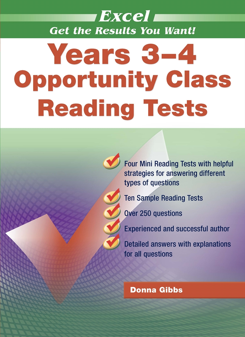 Excel Opportunity Class Reading Tests Years 3–4 (Updated Edition)/Product Detail/English