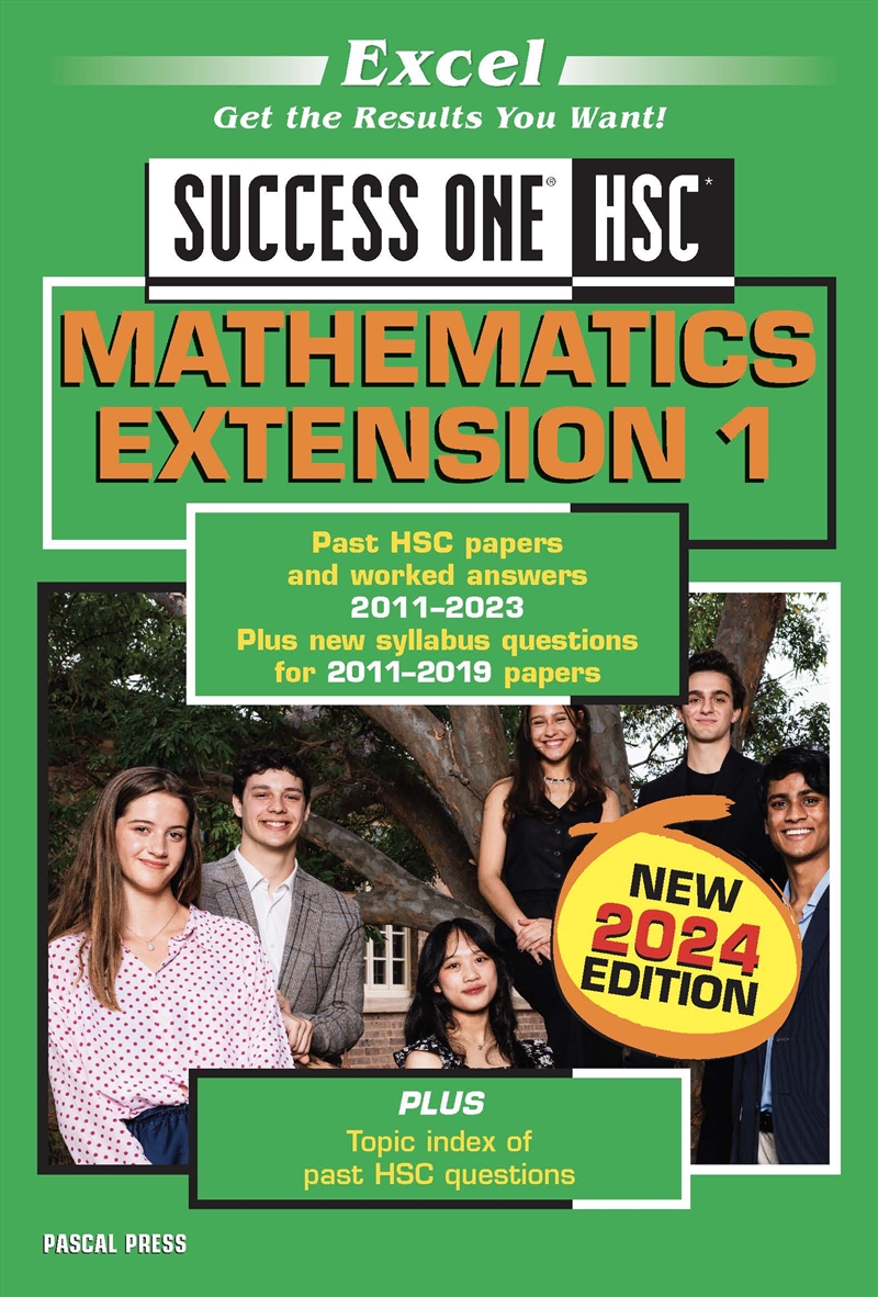 Excel Success One Hsc Mathematics Extension 1 2024 Edition/Product Detail/Maths