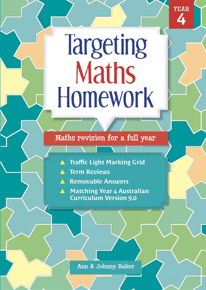 Targeting Maths Homework Year 4/Product Detail/Maths