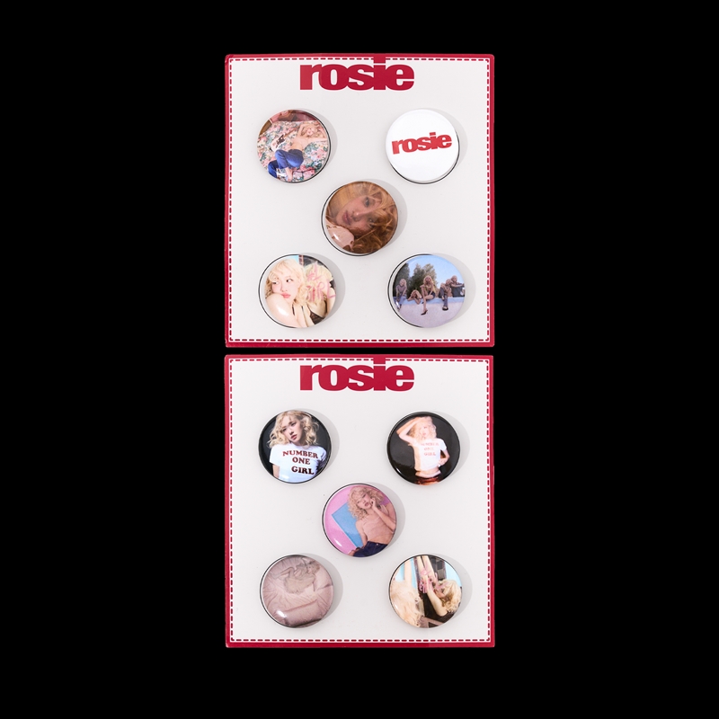 Rose - Rosie Apt Official Md Pin Button Set Set A/Product Detail/KPOP Merch