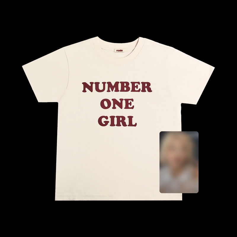 Rose - Rosie Apt Official Md Number One Girl White T-Shirt/Product Detail/KPOP Merch