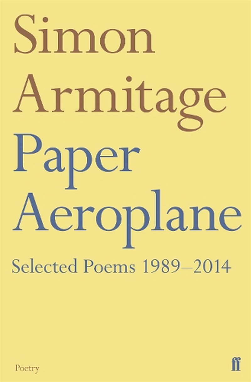 Paper Aeroplane - Selected Poems 1989–2014/Product Detail/Arts & Entertainment