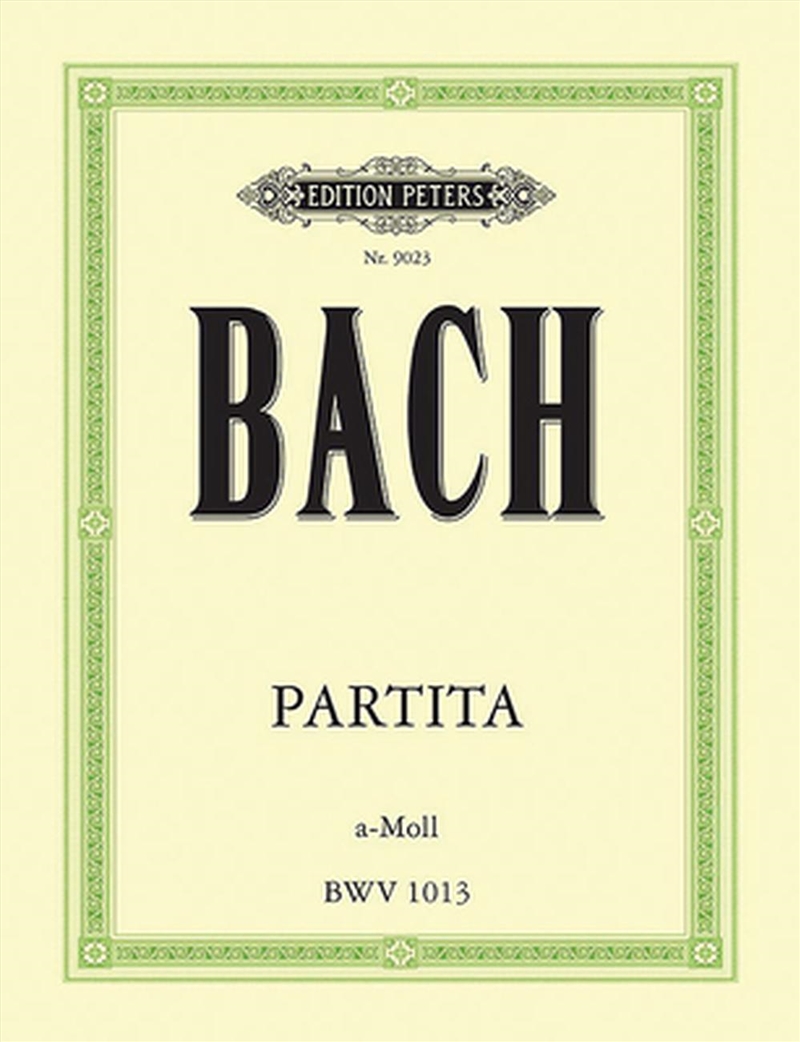Partita In A Minor (Sonata) Bwv 1013/Product Detail/Arts & Entertainment