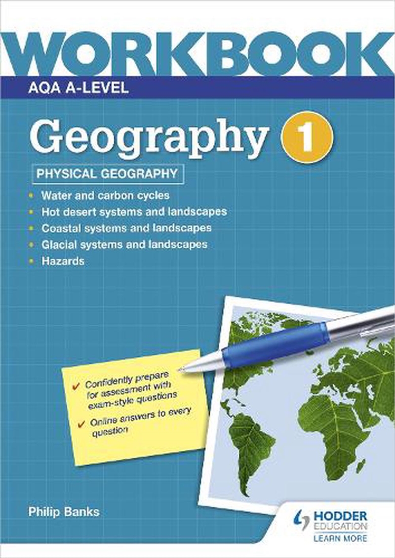Aqa A-Level Geography Workbook 1 - Physical Geography/Product Detail/Geography
