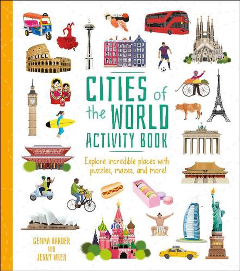 Cities Of The World Activity Book  - Explore Incredible Places With Puzzles, Mazes, And More!/Product Detail/Kids Activity Books