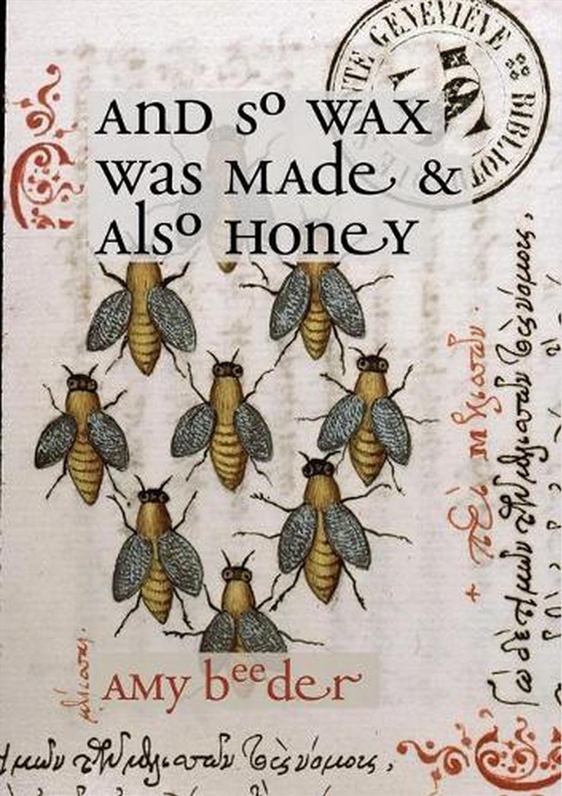 And So Wax Was Made & Also Honey/Product Detail/Poetry