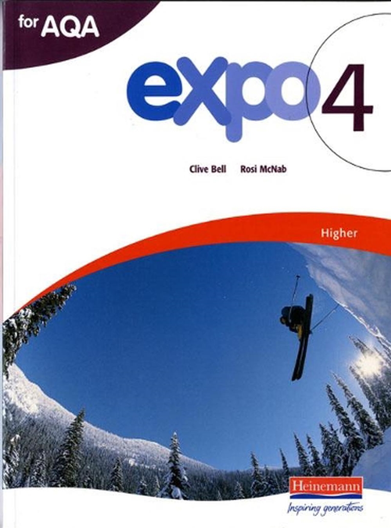 Expo 4 Aqa Higher Student Book/Product Detail/Language & Linguistics