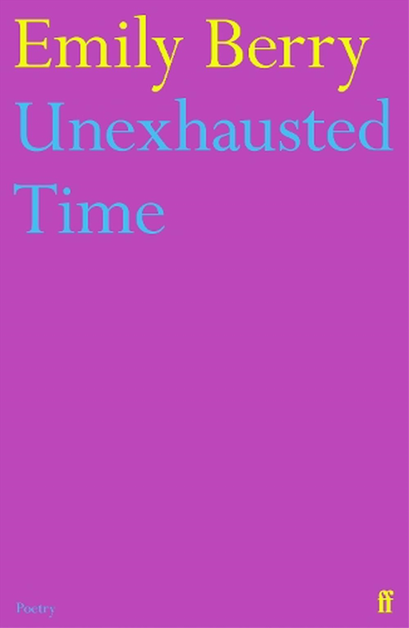 Unexhausted Time/Product Detail/Poetry