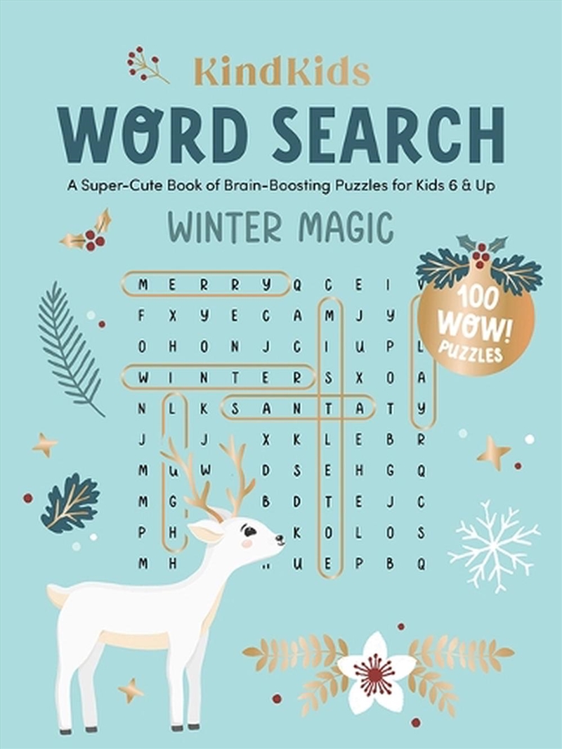 Kindkids Word Search Winter Magic : A Super-Cute Book Of Brain-Boosting Puzzles For Kids 6 & Up/Product Detail/Kids Activity Books