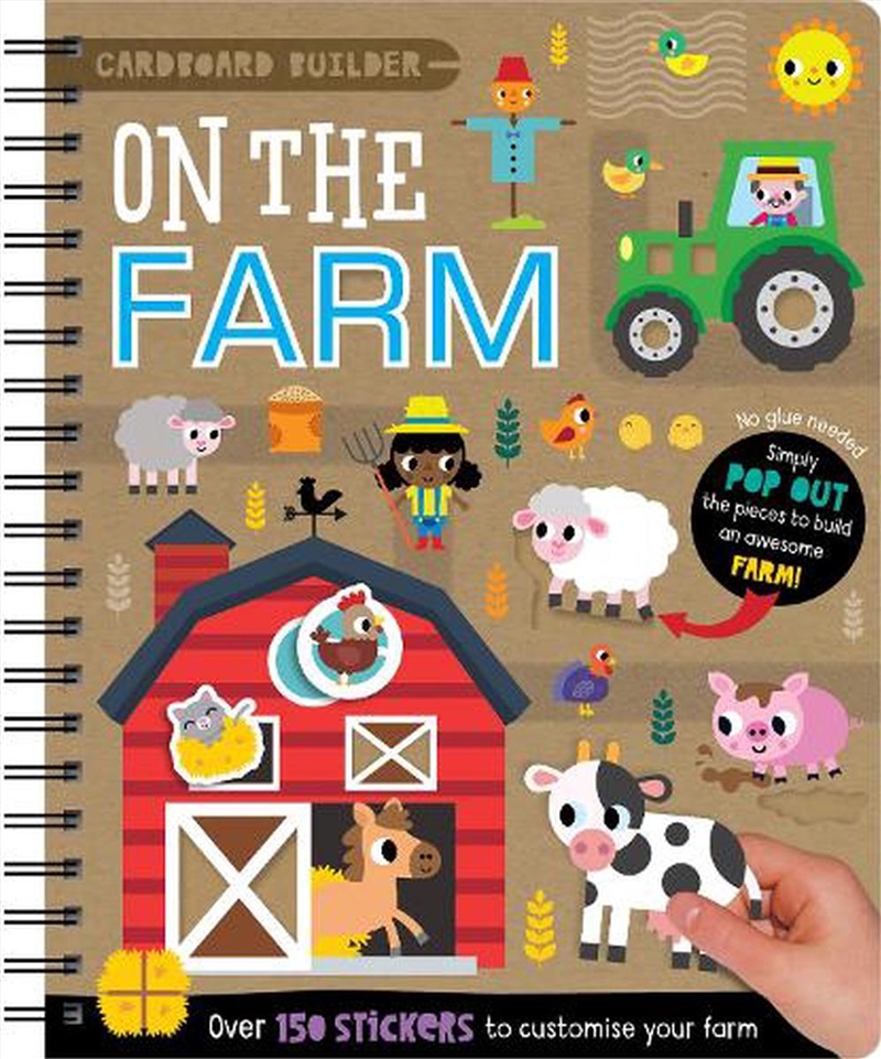 Cardboard Builder On The Farm/Product Detail/Kids Activity Books