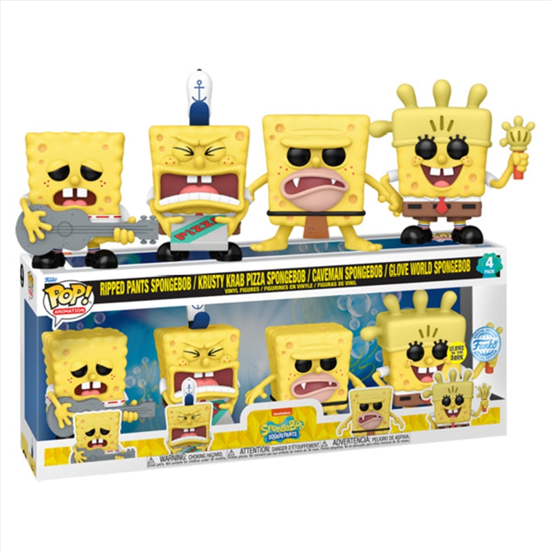 Spongebob Squarepants - Spongebob Pop! 4-Pack [RS]/Product Detail/TV