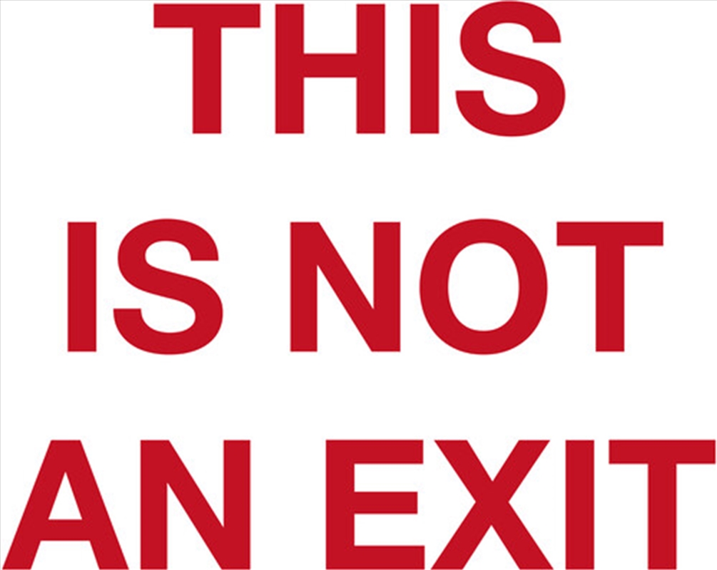 This Is Not An Exit - Translucent Blood Red/Product Detail/Rock/Pop
