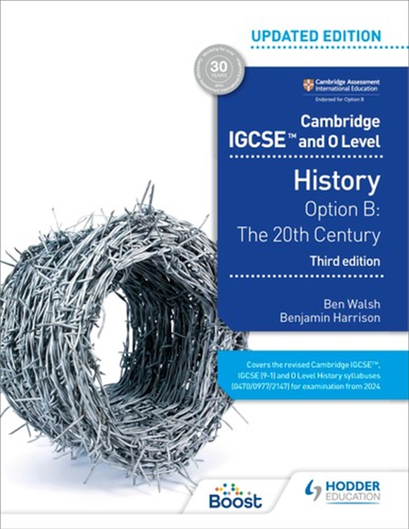 Cambridge Igcse And O Level History 3rd Edition: Option B: The 20th Century/Product Detail/History