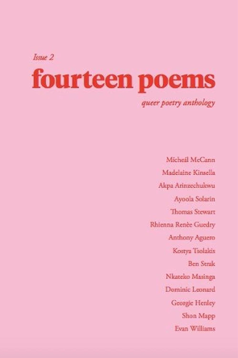 Fourteen Poems: Issue 2/Product Detail/Poetry