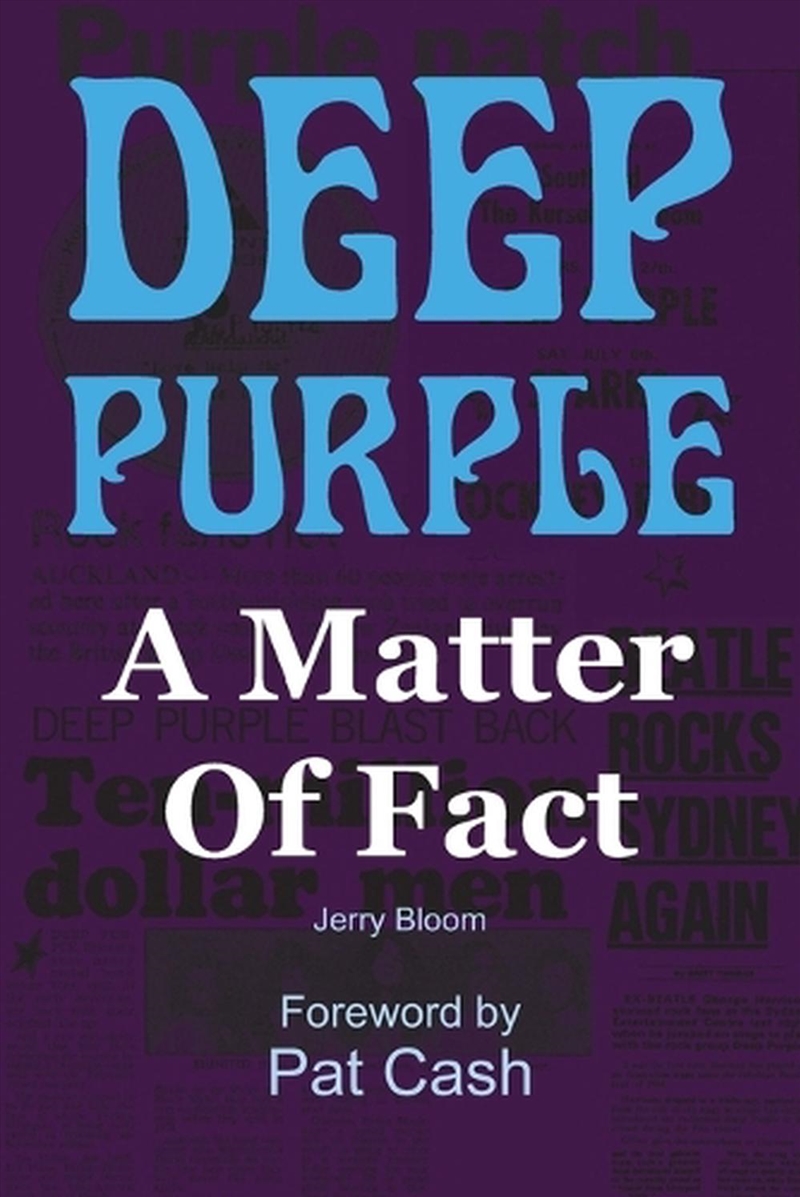 Deep Purple: A Matter Of Fact/Product Detail/Arts & Entertainment