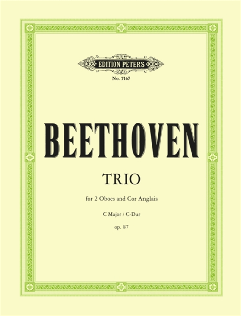 Trio In C Op. 87/Product Detail/Arts & Entertainment