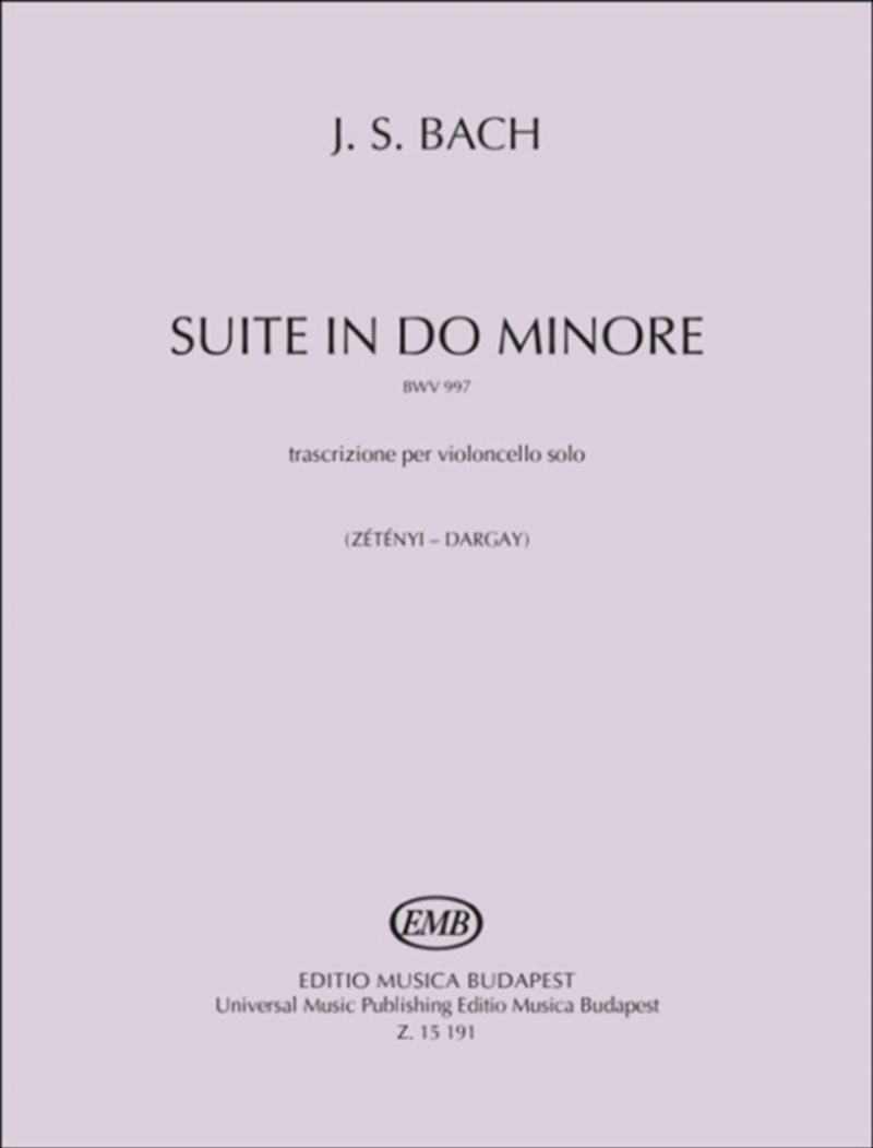 Suite In Do Minore Trascrizione Per Violoncello Solo/Product Detail/Arts & Entertainment