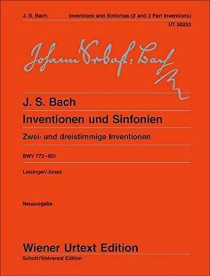 Inventions And Sinfonias Bwv 772-801  - Zwei- Und Dreistimmige Inventionen/Product Detail/Arts & Entertainment