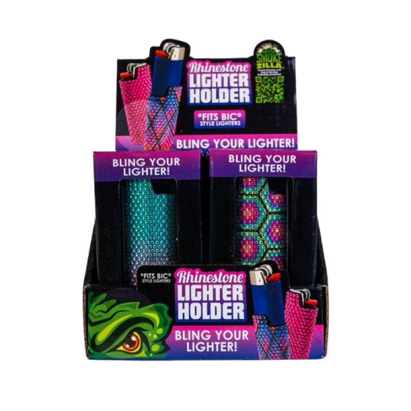 Smokezilla Rhinestone Metal Lighter Case (SENT AT RANDOM)/Product Detail/Homewares