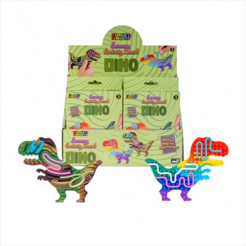 Sensory Activity Board Dino (SENT AT RANDOM)/Product Detail/Fidget & Sensory