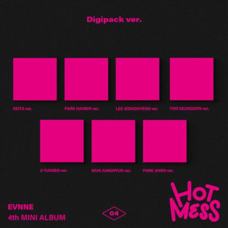 Evnne - 4th Mini Album [Hot Mess] (Digipack Ver.) Random/Product Detail/World