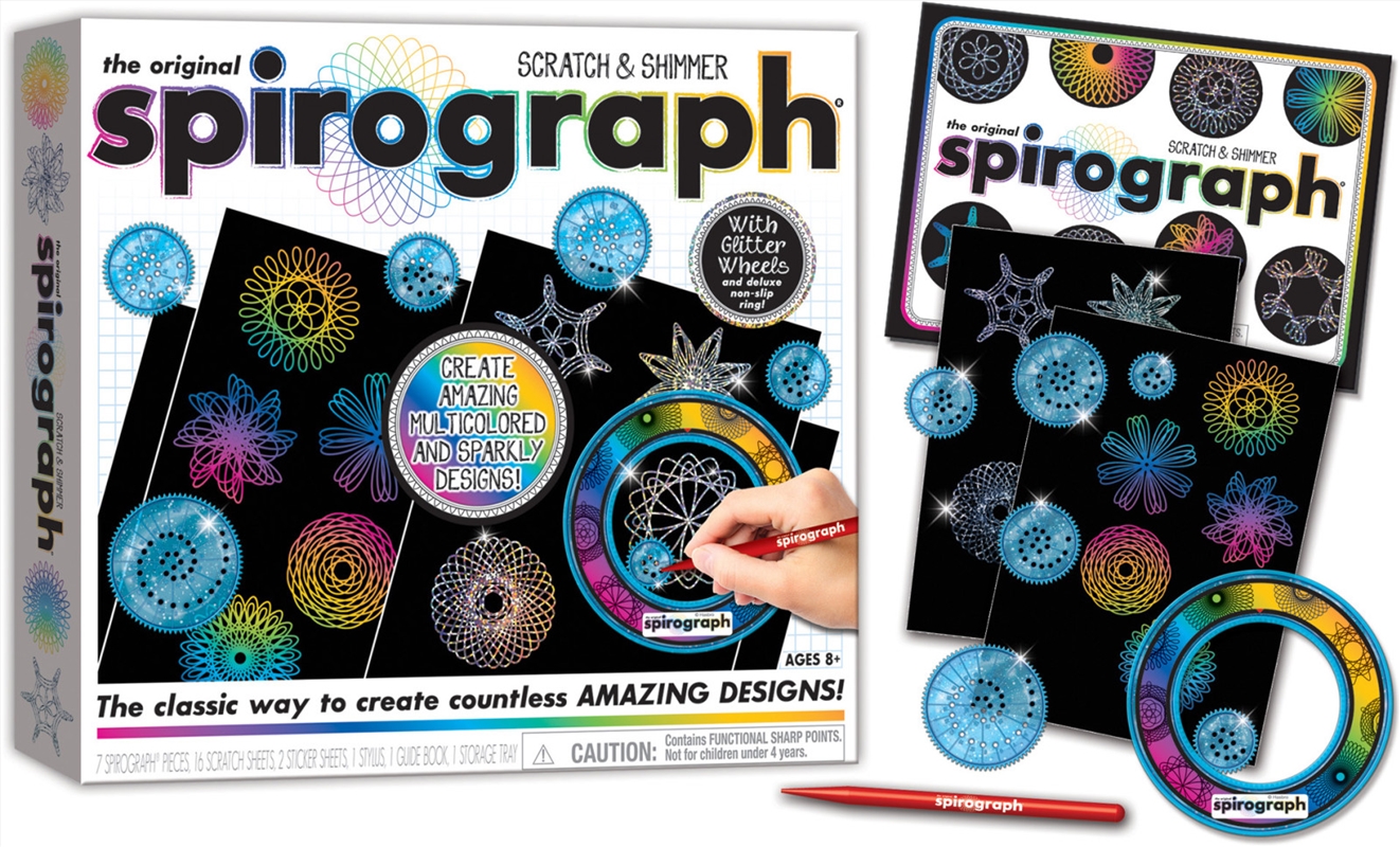 Spirograph Scratch & Shimmer/Product Detail/Arts & Craft